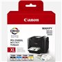 Pack de 4 cartouches d'encre PGI-2500 XL grande capacité Canon - Noir/