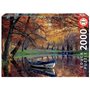 EDUCA - Puzzle - 2000 Bateau sur le lac