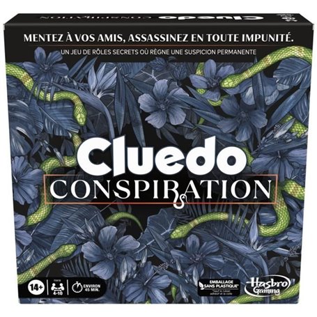 Cluedo Conspiration. jeu de société. 4 a 10 joueurs. a partir de 14 an