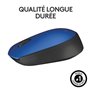 LOGITECH - Souris sans fil ambidextre M171 - Bleu