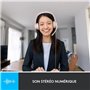 Logitech H390  Casque Filaire Stéréo avec Microphone Antibruit. USB-A