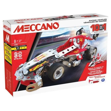 MECCANO - VEHICULES DE COURSE 10 MODELES - 6060104 - 10 Modeles De Véh