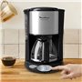 MOULINEX Cafetiere filtre. Programmation 24 heures. Capacité de 1.25 L