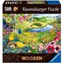 Puzzle en bois - Rectangulaire - 500 pcs - Jardin de la nature - Adult