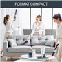 ROWENTA Aspirateur a main. Conception cylindrique. Compact. Léger. Eff