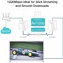 TP-Link TL-PA7017 KIT 1000 Mbps Pack de 2 Adaptateurs CPL avec 1 port