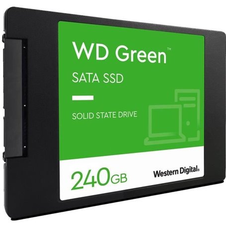 WESTERN DIGITAL - Green - Disque SSD Interne - 240 Go - 2.5 - WDS240G3