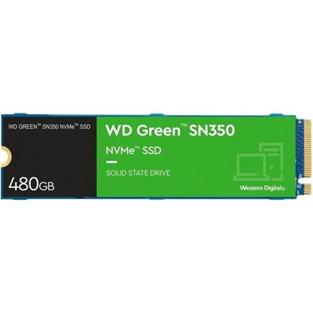 WESTERN DIGITAL - Green SN350 - Disque SSD Interne - 480 Go - M.2 - WD