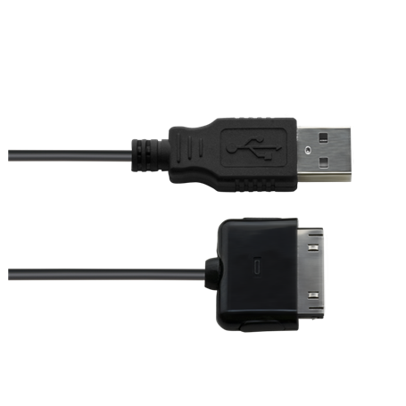 Câble USB A/30 PINS 1,2m Noir - 1A Bigben