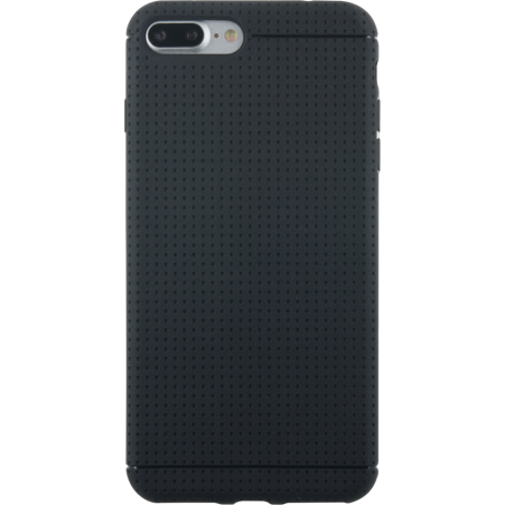 Coque souple noire avec finition micro-perforée pour iPhone 7 Plus/8 P