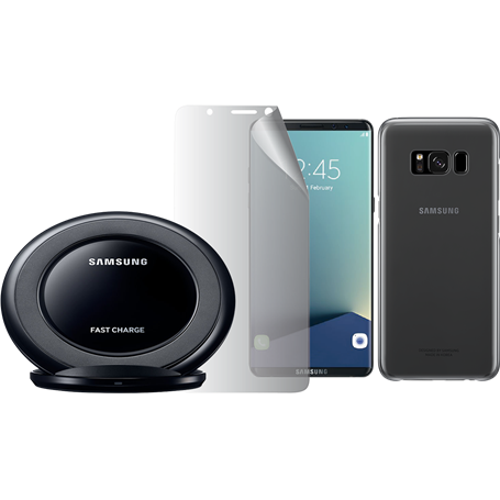 Pack de charge et de protection noir Samsung pour Galaxy S8 G950