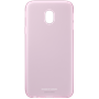Coque semi-rigide Samsung EF-AJ330TP rose translucide pour Galaxy J3 J