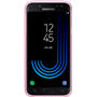 Coque semi-rigide Samsung EF-AJ730TP rose pour Galaxy J7 J730 2017