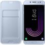 Etui à rabat Samsung EF-WJ730CL bleu clair pour Galaxy J7 J730 2017
