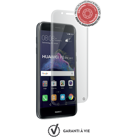 Protège écran Huawei P8 Lite 2017 3D Original - Garanti à vie Force Gl