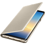 Etui folio LED View Cover Samsung EF-NN950PF doré pour Galaxy Note8 N9