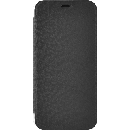 Etui folio noir pour Samsung Galaxy A6+ A605 2018