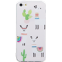 Coque souple transparente Lama pour iPhone 5/5S/SE