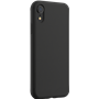 Coque Silicone SoftTouch Noire pour iPhone XR Bigben