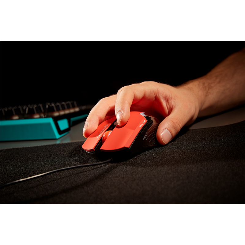 Image secondaire de Souris Gaming rouge avec capteur optique PCGM-105 Nacon