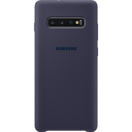 Coque Silicone Ultra fine Bleue marine pour Samsung G S10 Plus Samsung