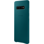 Coque rigide en cuir vert Samsung EF-VG975LG pour Galaxy S10+ G975