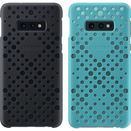 Coque perforée Noire et verte pour Samsung G S10E Samsung