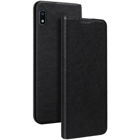 Etui Folio Samsung G A10 Noir - Porte-carte intégré Bigben