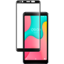 Protège-écran contour noir en verre trempé pour Wiko Y60
