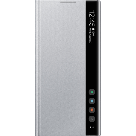 Folio Clear View Cover Argent pour Samsung G Note 10 Samsung