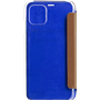 Folio en Cuir Camel avec dos transparent pour Apple iPhone 11 Pro Beet