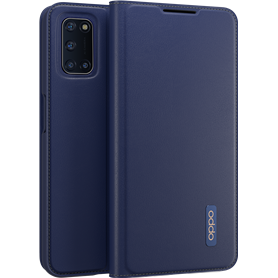 Folio Flip Cover Bleu pour Oppo A72 Oppo