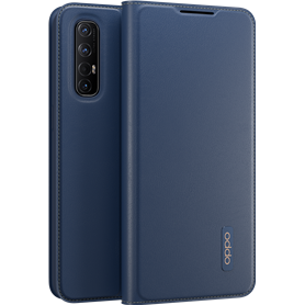 Folio Flip Cover Bleu pour Oppo Find X2 Neo Oppo
