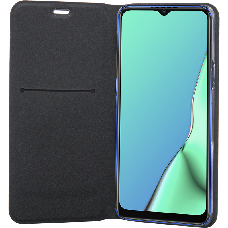 Image secondaire de Etui Folio Oppo A9/A5 Noir - Porte-carte intégré Bigben