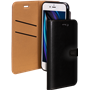 Etui Folio Wallet iPhone SE 2022/SE/8/7/6S/6 Noir - Fermeture avec lan