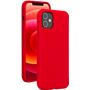 Coque Silicone SoftTouch Rouge pour iPhone 12 / 12 Pro Bigben