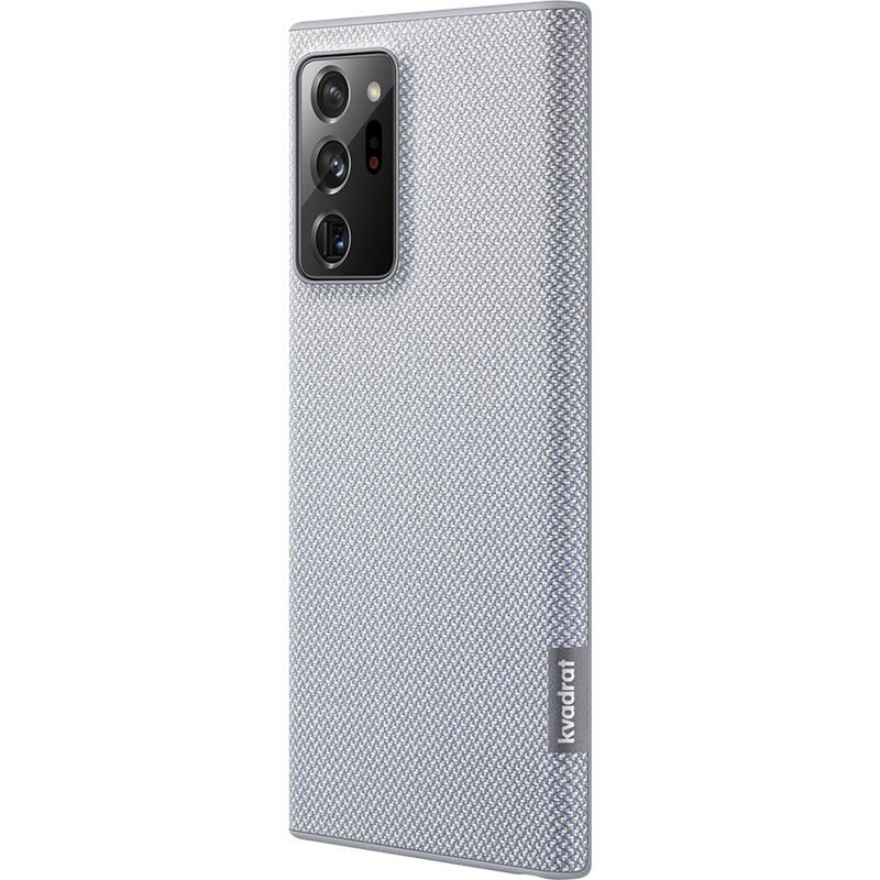 Image secondaire de Coque Kvadrat en plastique recyclé Grise pour Samsung G Note 20 Ultra