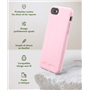 Coque Apple iPhone SE 2022/SE/8/7/6S/6 Natura Baby Pink - Eco-conçue J