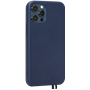 Coque iPhone 12 Pro Max Elysée en Cuir Bleue Nuit Artefakt