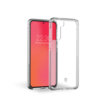 Coque Renforcée Samsung G S21+ 5G LIFE Transparente - Garantie à vie F