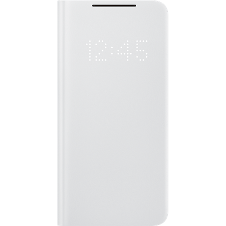 Folio LED View Cover Gris Clair pour Samsung G S21 5G Samsung