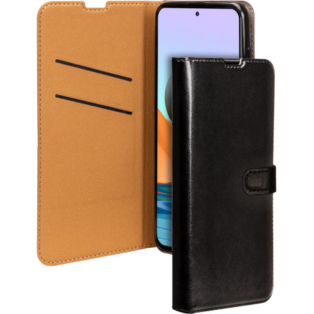 Etui Folio Wallet Xiaomi Redmi Note 10 Pro Noir - Fermeture avec langu