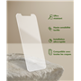Protège écran Plat iPhone 12 / 12 Pro Eco-conçu avec kit de pose Just