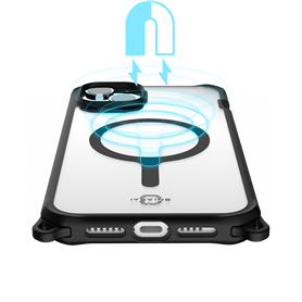 Coque Apple iPhone 13 Pro Max Compatible MagSafe Lite Mag Transparente