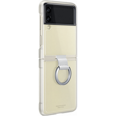 Coque Samsung G Z Flip 3 avec anneau Transparente Samsung