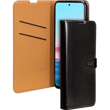 Etui Folio Wallet Xiaomi Redmi 10 Noir - Fermeture avec languette aima