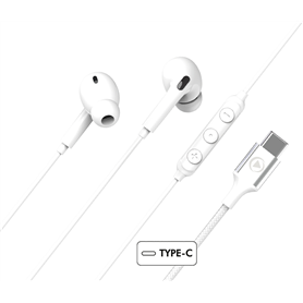Ecouteurs USB C Intra-auriculaire Garanti à vie Conception renforcée B