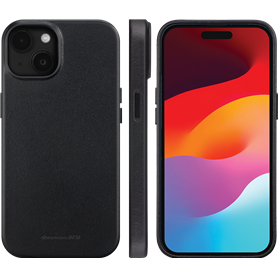 Coque Compatible MagSafe Silicone Noire pour iPhone 14 Pro Bigben