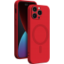 Coque Compatible MagSafe Silicone Rouge pour iPhone 14 Pro Max Bigben