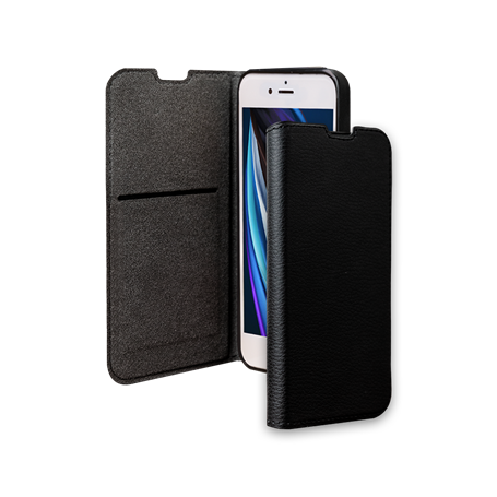 Etui Folio Wallet iPhone SE 2022/SE/8/7/6S/6 Support vidéo Noir - 65% 
